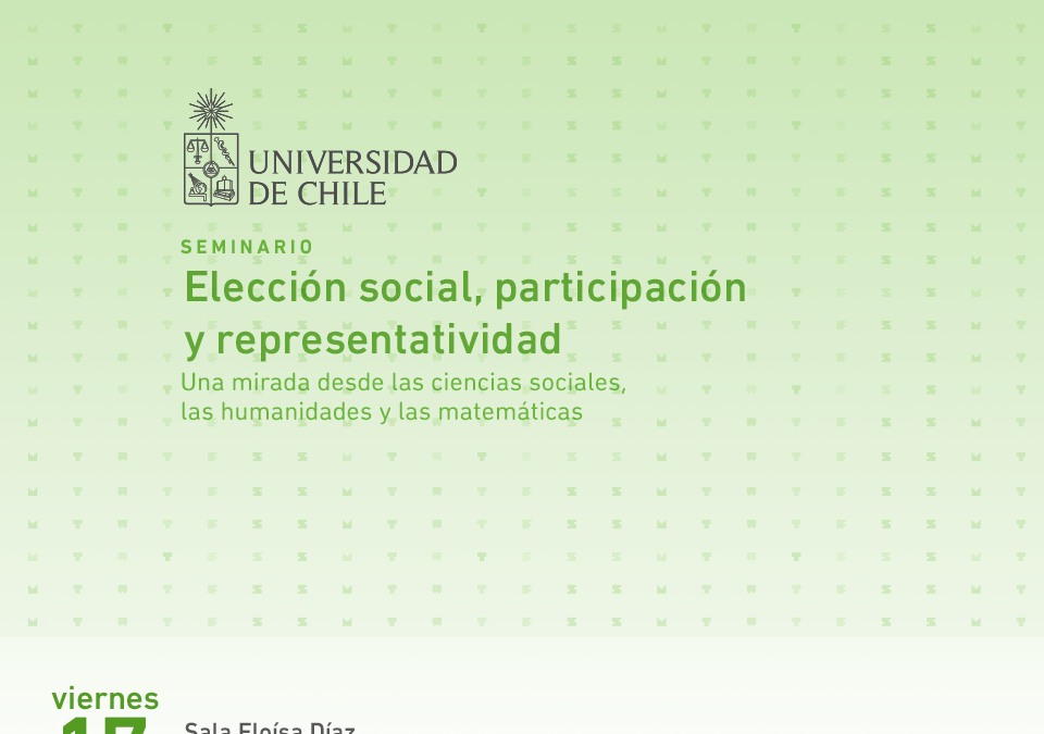 Seminario: Elección social, participación y representatividad