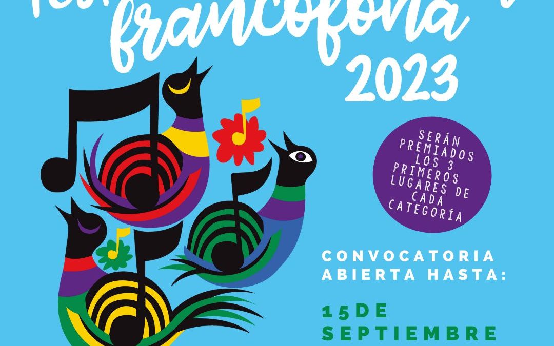 Convocatoria: «Festival de la Canción Francófona»